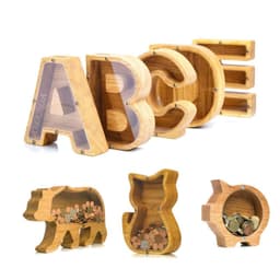 image-Animals Alphabet Piggy Bank Holiday Gifts Boys And Girls Gifts