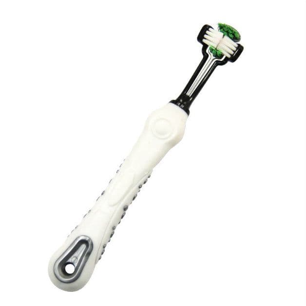 image-Pet Dental Supplies Fingers Double-headed Toothbrush For Dag And Cat Teeth Cleaning