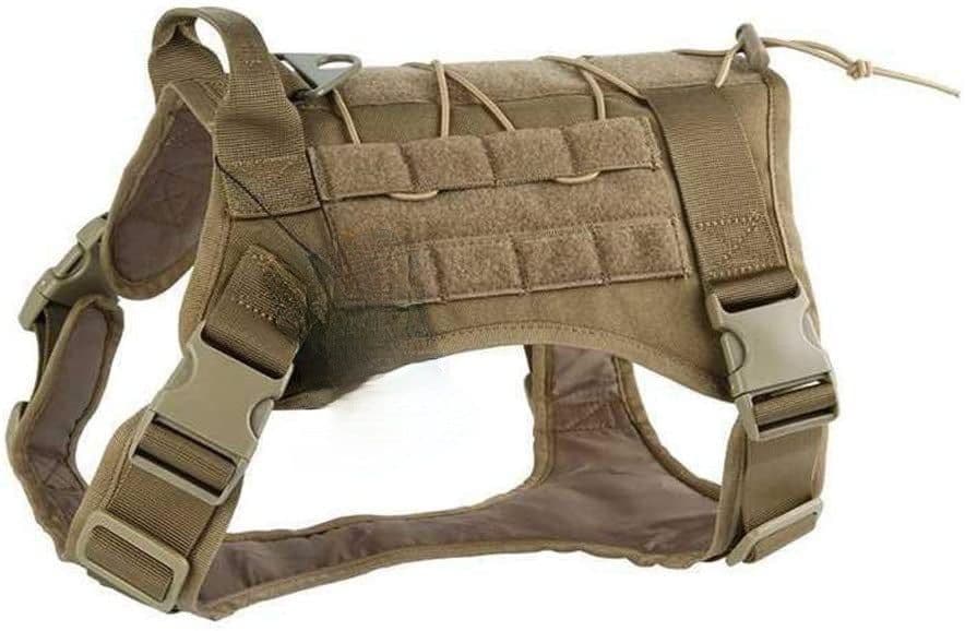 image-Outdoor Tactical Training Dog Clothes Large Dog Vest Camouflage Pet Vest