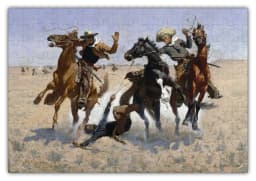 image-Frederic Remington: Aiding a Comrade Puzzle