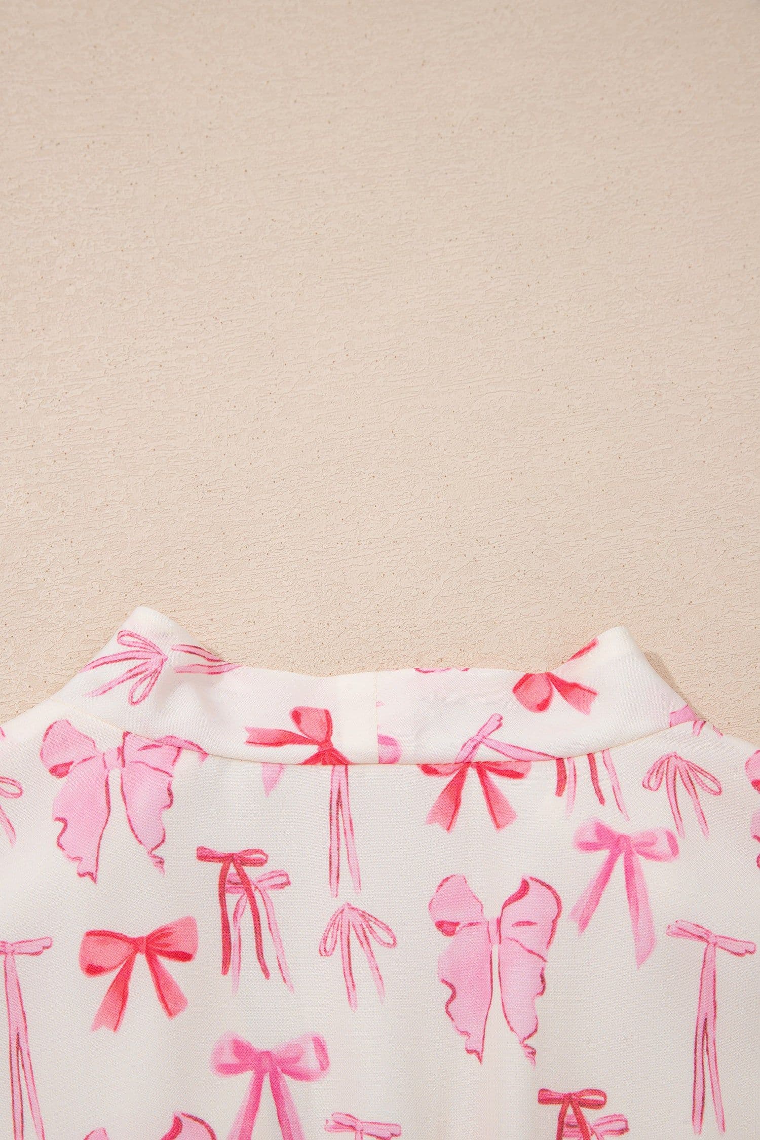 image-Pink Full Zip Cinched Waist Sleeveless Bow Mini Dress
