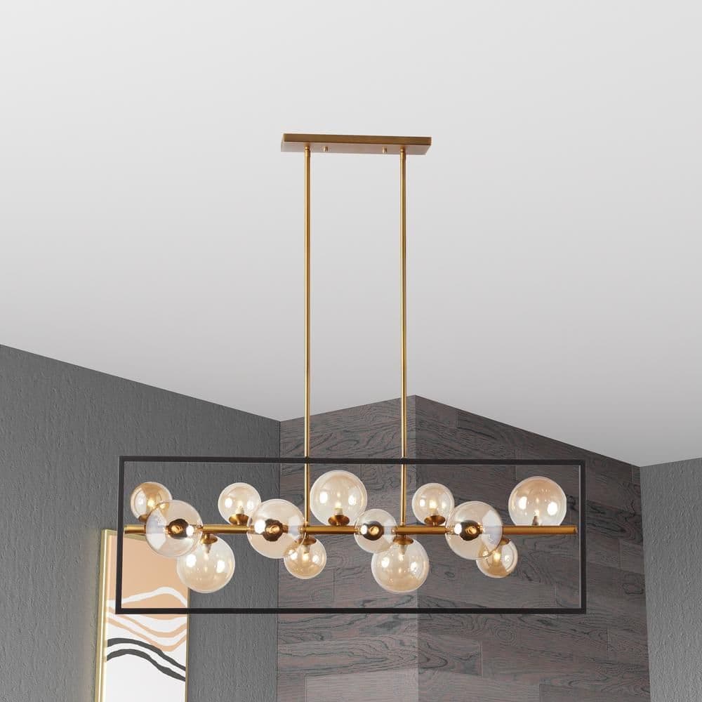 image-13LT Halgn Horiz Pend MB & VB, Champagne Glass