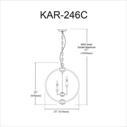 image-6LT Fixture, Polished Chrome,Jewelled Accents