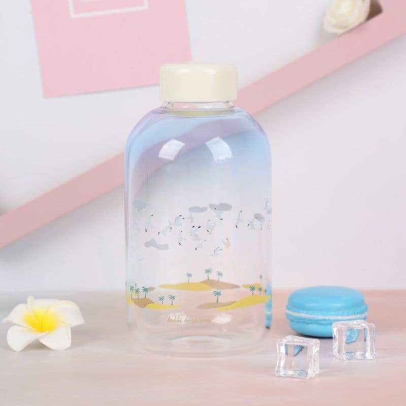 image-Starry sky water cup gradient color cup girl student mouth cup