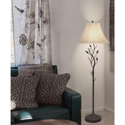 image-150W 3Way Hand Forged Iron Floor Lp