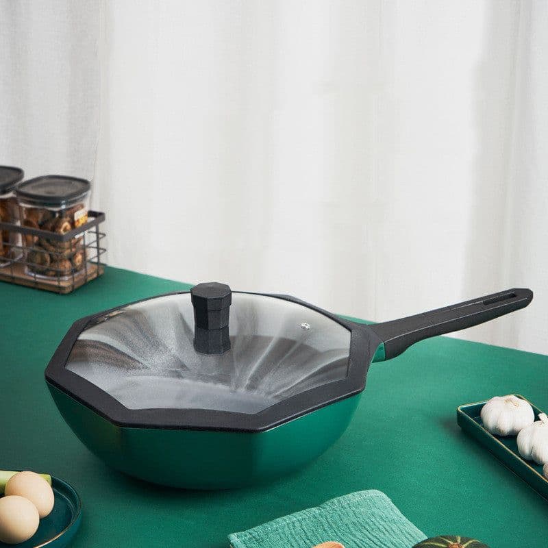 image-Star anise wok non-stick pan household pan wok gas stove