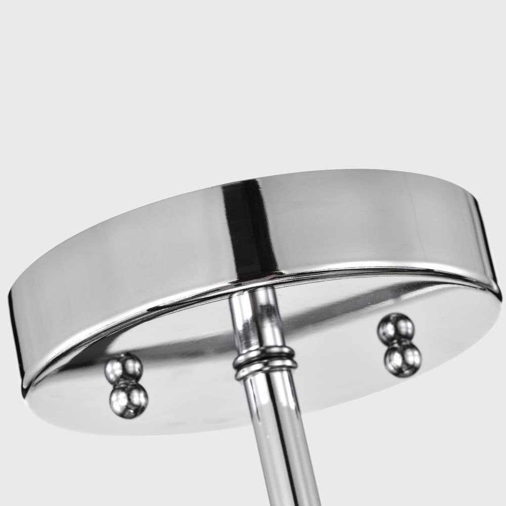 image-CHLOE Lighting IRONCLAD Industrial 3 Light Chrome Semi-Flush Ceiling Fixture 15" Wide