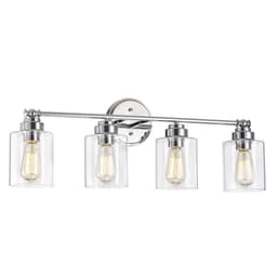 image-CHLOE Lighting KARSON Transitional 4 Light Chrome Bath Vanity Fixture 30 " Wide