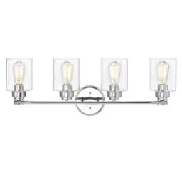 image-CHLOE Lighting KARSON Transitional 4 Light Chrome Bath Vanity Fixture 30 " Wide