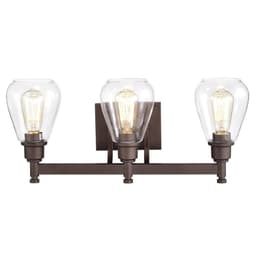 image-CHLOE Lighting HUDSON Transitional 3 Light Oil Rubbed Bronze Bath Vanity Fixture 23" Wide