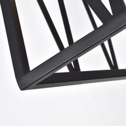 image-CHLOE Lighting IRONCLAD Industrial 4 Light Textured Black Inverted Pendant Ceiling Fixture 14" Wide