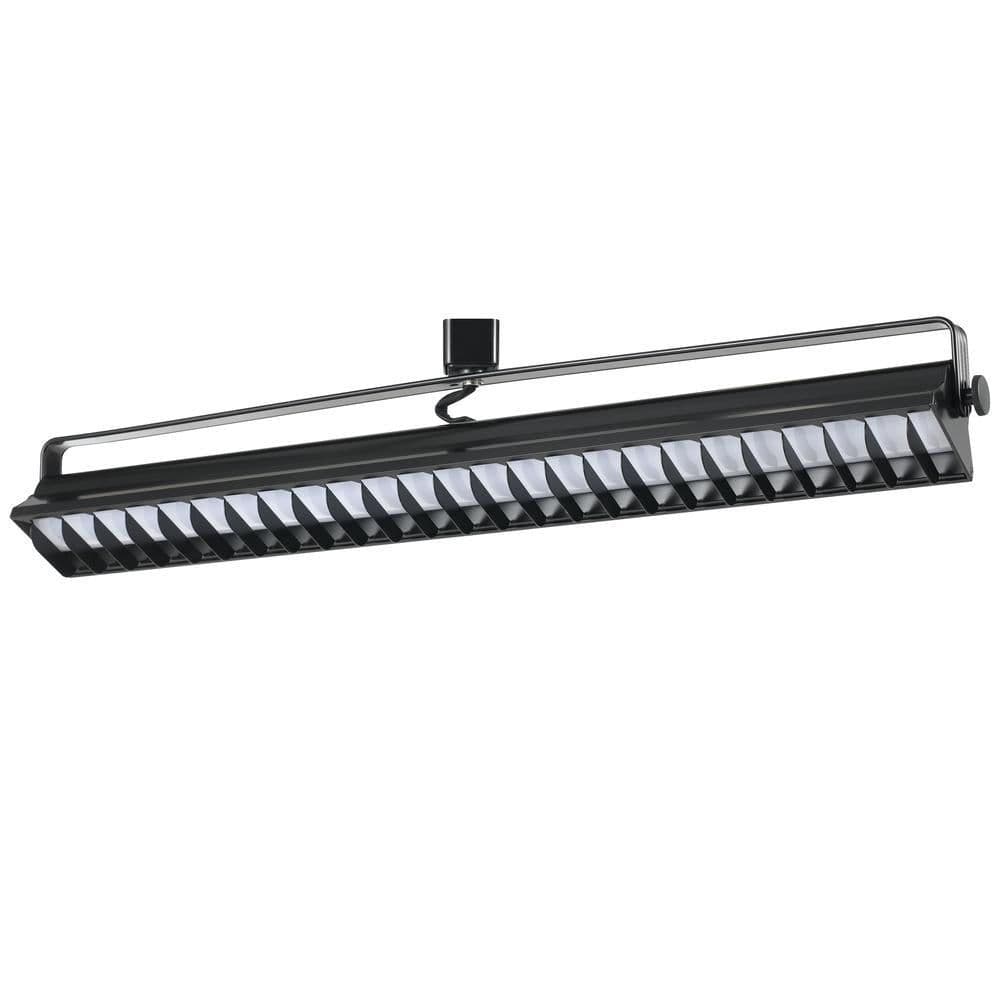 image-Ac 60W, 4000K, 3960 Lumen, Dimmable integrated LED Wall Wash Track Fixture, HT633LBK