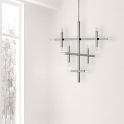 image-42W Chandelier, PC, Acrylic Diffuser