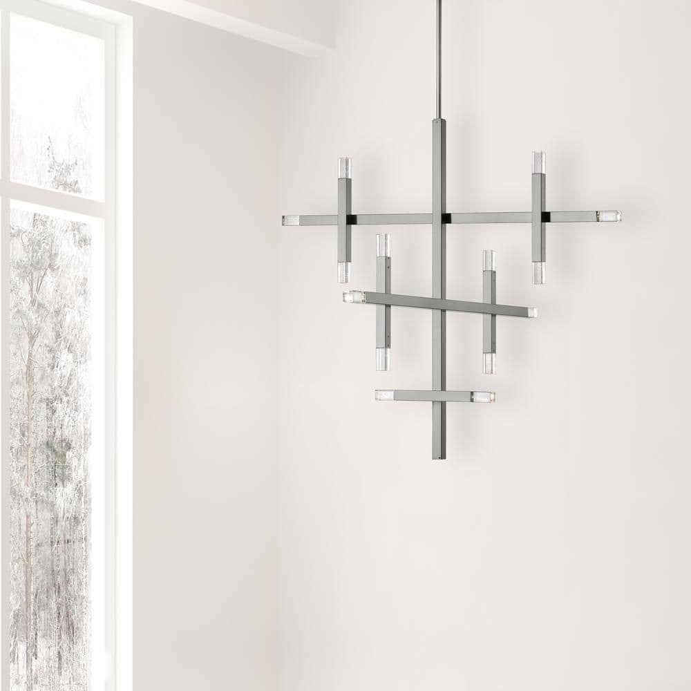 image-42W Chandelier, PC, Acrylic Diffuser