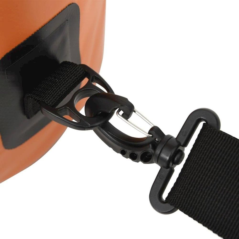 image-vidaXL Dry Bag with Zipper Orange 4 gal PVC 2784