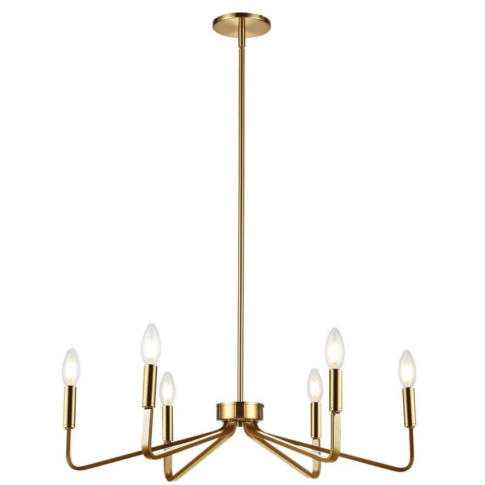 image-6LT Incandescent Chandelier, AGB