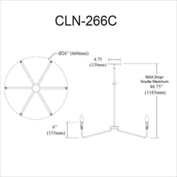 image-6LT Incandescent Chandelier, AGB