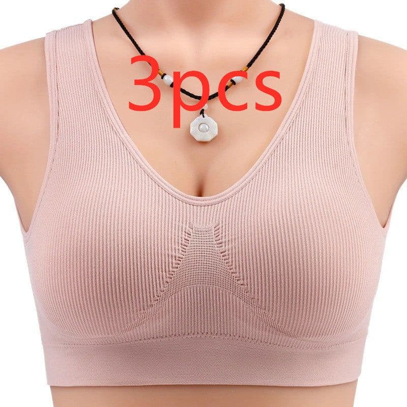 image-Women Yoga Tank Tops Sports Bra Workout Fitness Running Crop Top