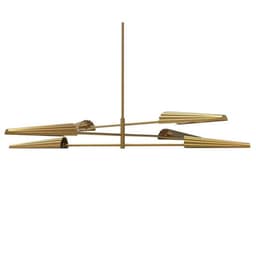 image-6LT Incan 3-Tier Chandelier, AGB