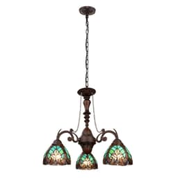 image-Liaison Victorian-Style 3-Light Antique Dark Bronze Finish Mini Chandelier
