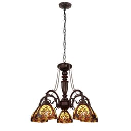 image-Liaison Victorian-Style 5-Light Antique Dark Bronze Finish Large Chandelier