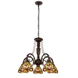 image-Anisoptera Purity 5-Light Antique Dark Bronze Finish Large Chandelier 27" Wide