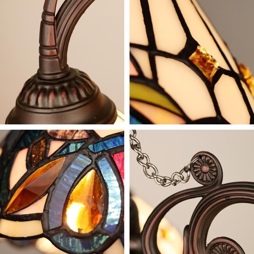 image-SERENITY Victorian-Style 3-Light Dark Bronze Finish Mini Chandelier 24" Wide