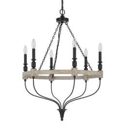 image-60W X 6 Grove Metal Chandelier