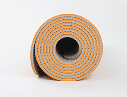 image-2-Tone TPE Yoga Mat 24" x 68" x 4mm Non-Slip