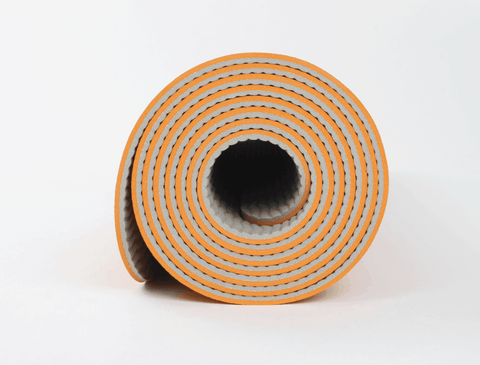 image-2-Tone TPE Yoga Mat 24" x 68" x 4mm Non-Slip
