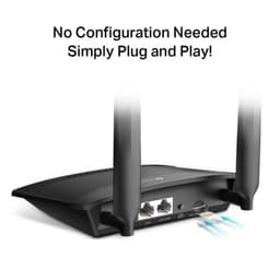 image-Router TP-Link TL-MR100 Black Ethernet LAN 2 Wi-Fi 4G LTE 300 Mbps
