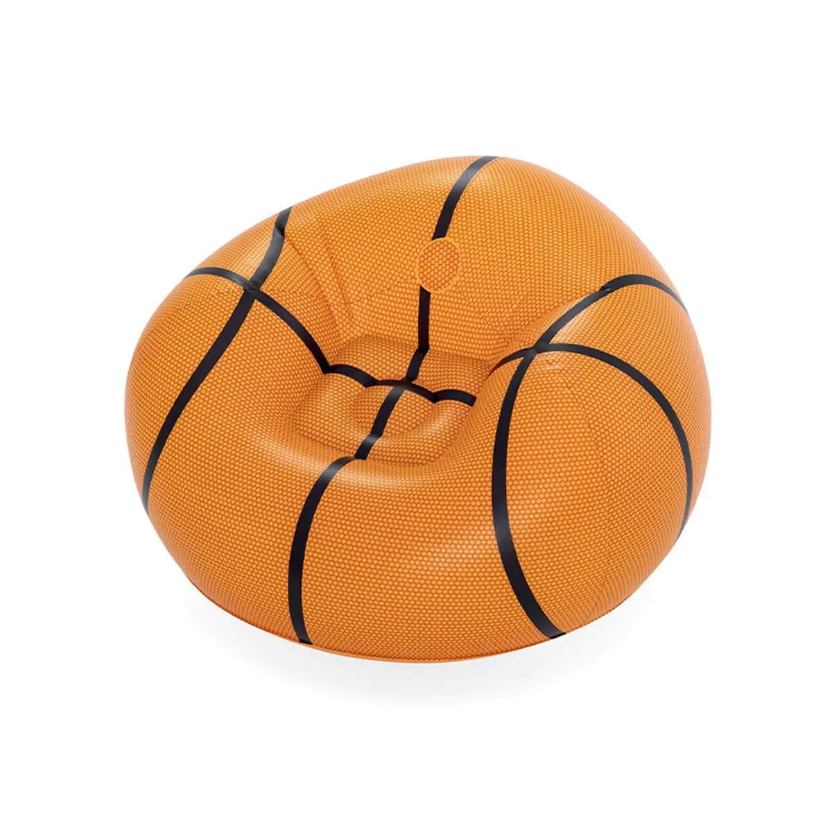 image-Inflatable Armchair Bestway Orange 114 x 112 x 66 cm 112 x 114 x 66 cm Basketball