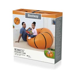 image-Inflatable Armchair Bestway Orange 114 x 112 x 66 cm 112 x 114 x 66 cm Basketball