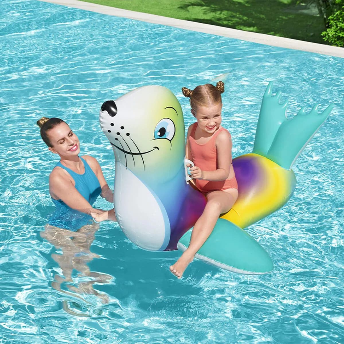 image-Inflatable pool figure Bestway Seal 157 x 114 cm 140 x 141 x 93 cm