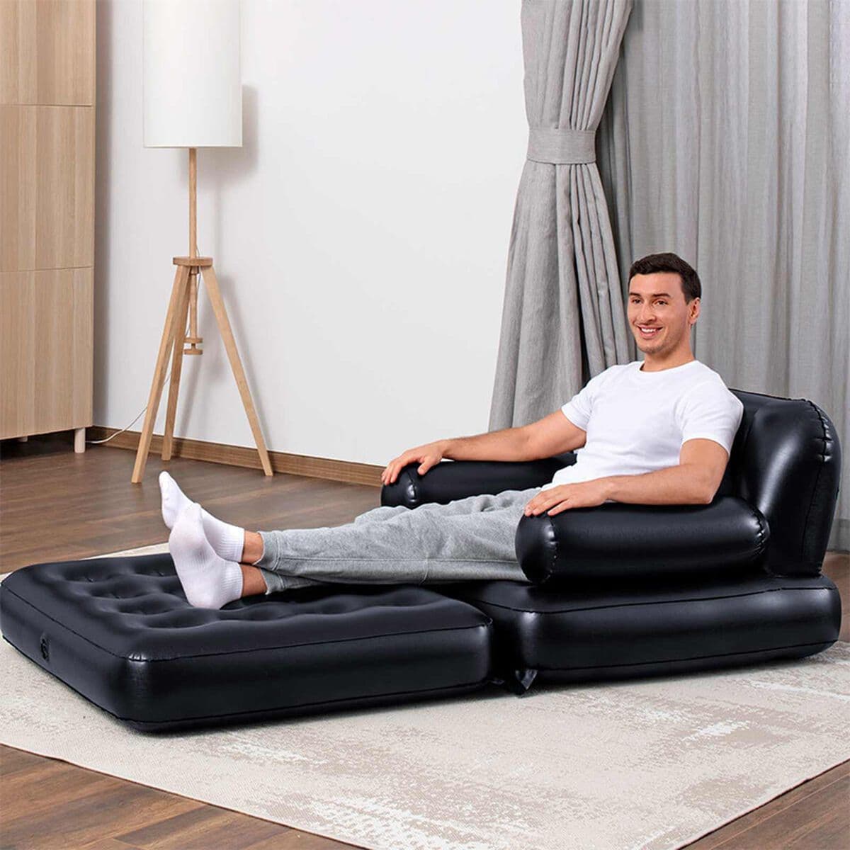 image-Inflatable Armchair Bestway 191 x 38 x 25 cm Black