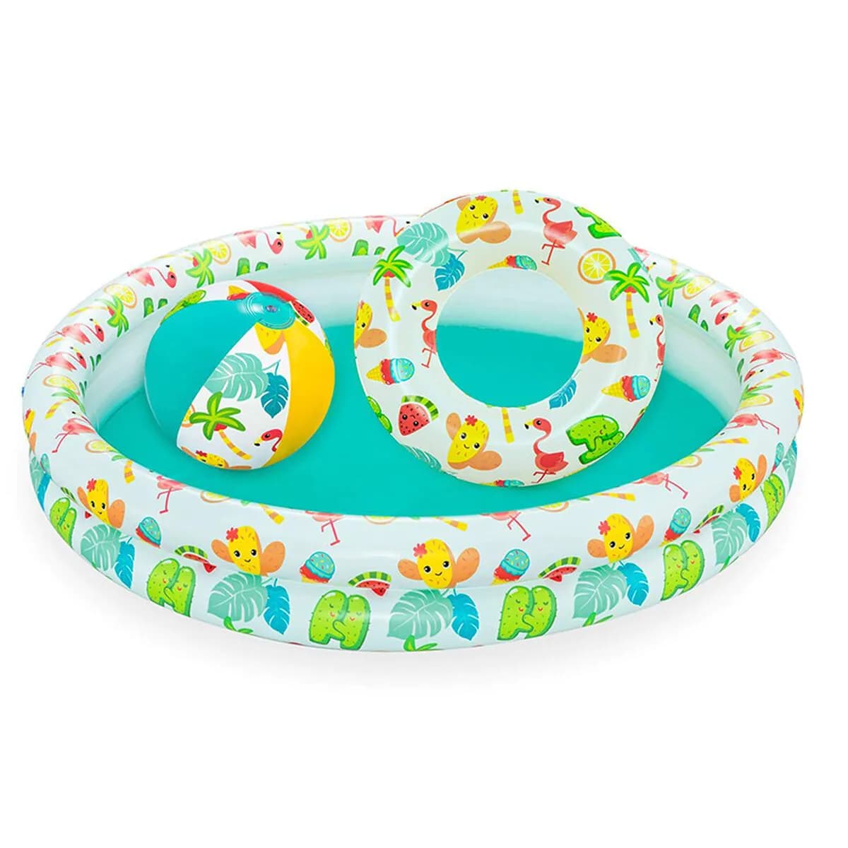 image-Inflatable Paddling Pool for Children Bestway 122 x 20 cm