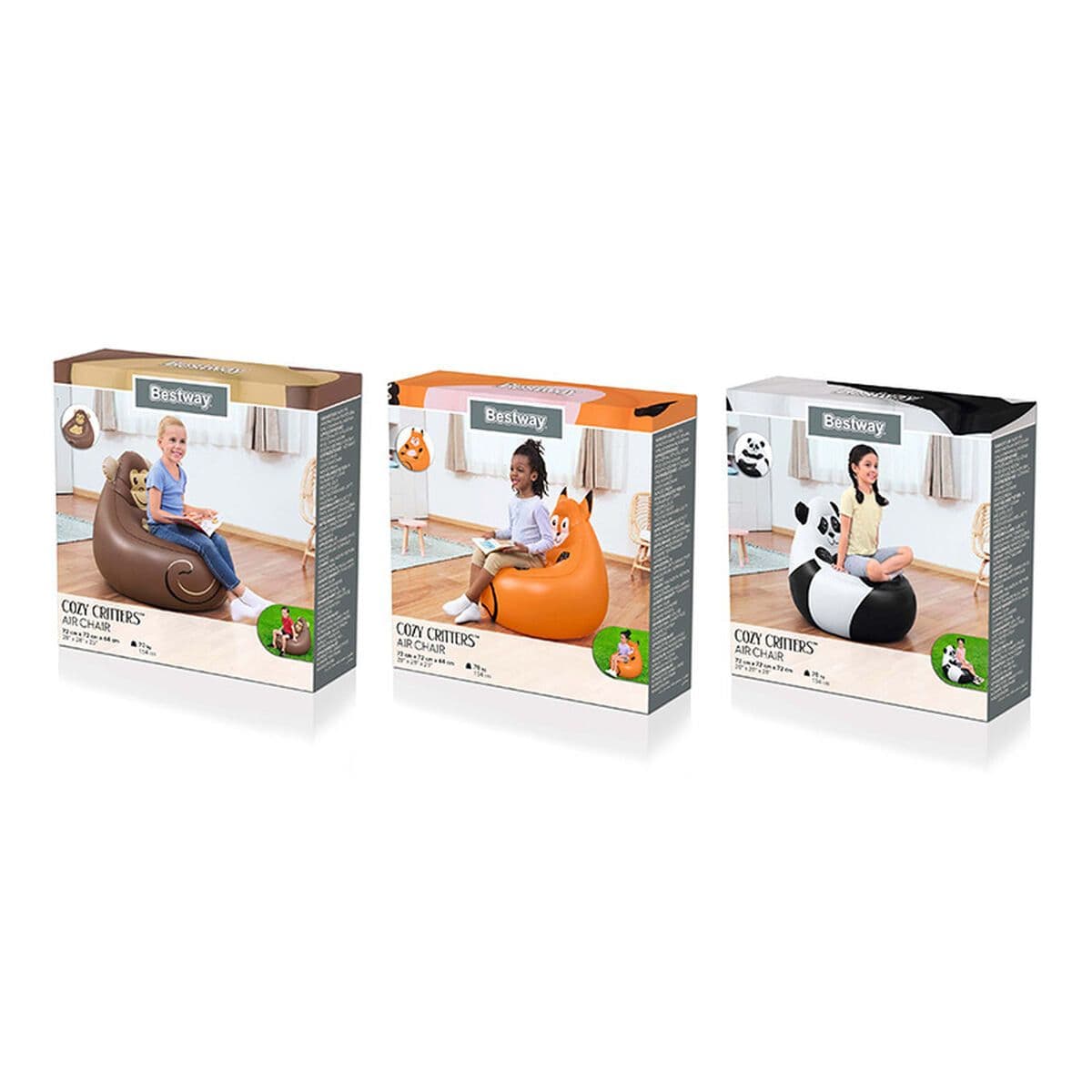 image-Inflatable Armchair Bestway 72 x 72 x 64 cm
