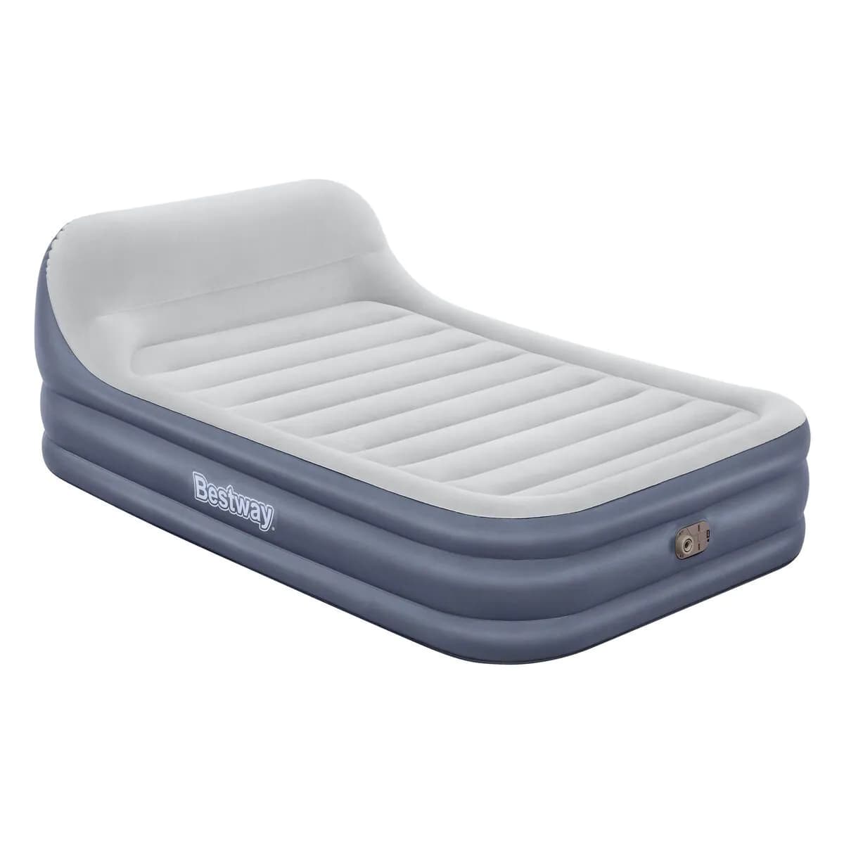 image-Bestway Inflatable Double Bed with Motor and Headboard 226x152x84 cm Camping 67923