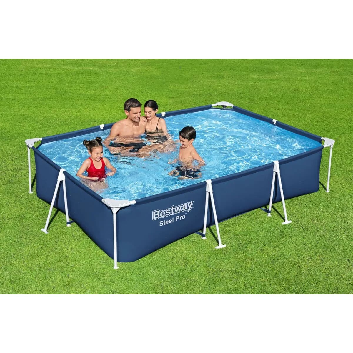 image-Bestway Adult Rigid Pool with Filter 300x201x66 cm Garden 56411