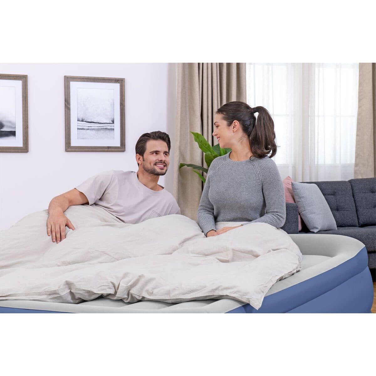 image-Inflatable Mattress Bestway 203 x 193 x 56 cm