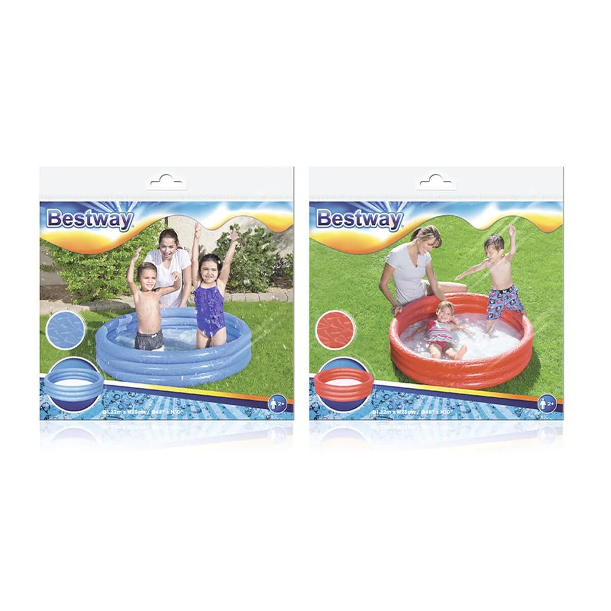 image-Inflatable Paddling Pool for Children Bestway 122 x 25 cm