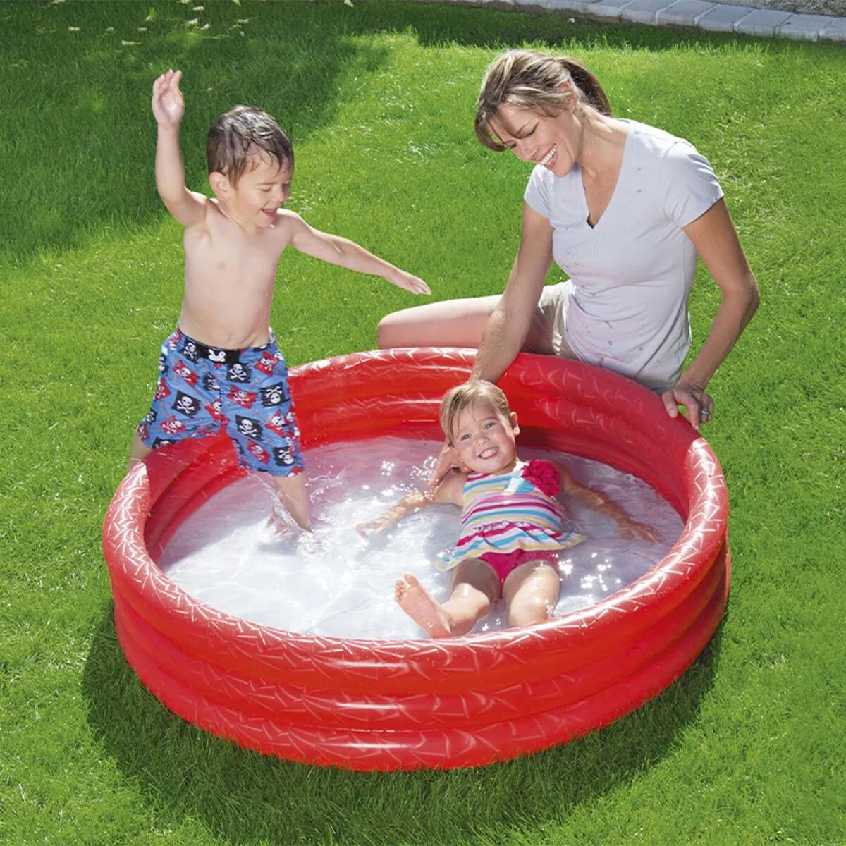 image-Inflatable Paddling Pool for Children Bestway 122 x 25 cm