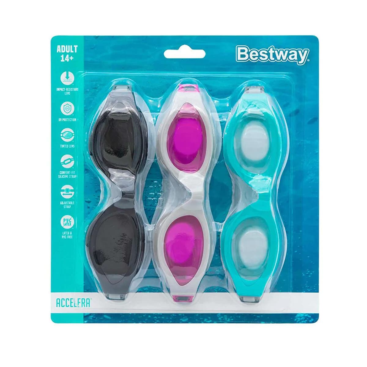 image-Adult Swimming Goggles Bestway
