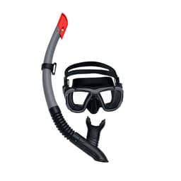 image-Snorkel Goggles and Tube Bestway Grey Pink Adult (1 Unit)