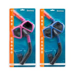 image-Snorkel Goggles and Tube for Children Bestway Blue Fuchsia (1 Unit)