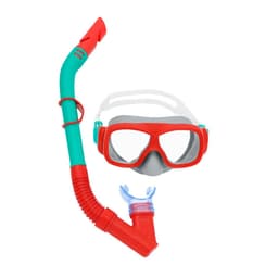 image-Snorkel Goggles and Tube for Children Bestway Blue Orange (1 Unit)