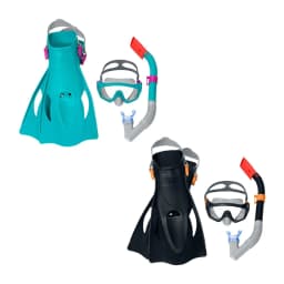 image-Diving Goggles with Snorkle and Fins Bestway 41-46 Adult (1 Unit)