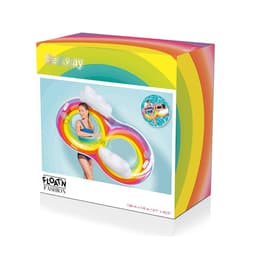 image-Inflatable Wheel Bestway Rainbow 186 x 116 cm