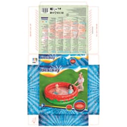 image-Inflatable Paddling Pool for Children Bestway Strawberry 168 x 38 cm