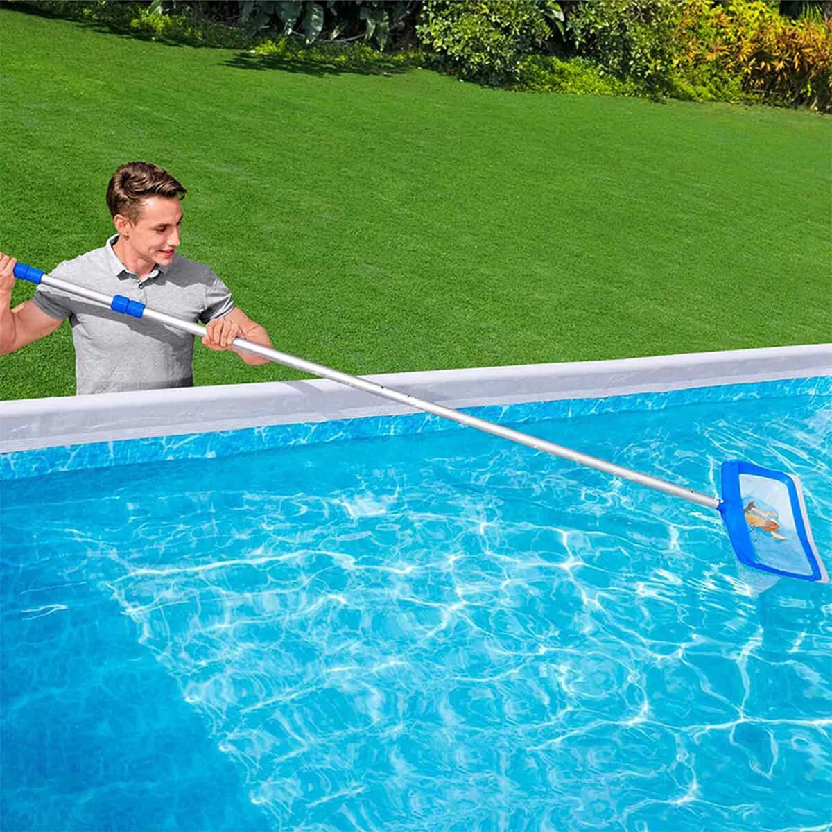 image-Telescopic Handle Bestway Pool 457 cm